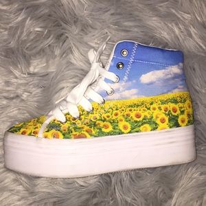 🌻 Jeffery Campbell Sunflower Platform Sneaker 🌻